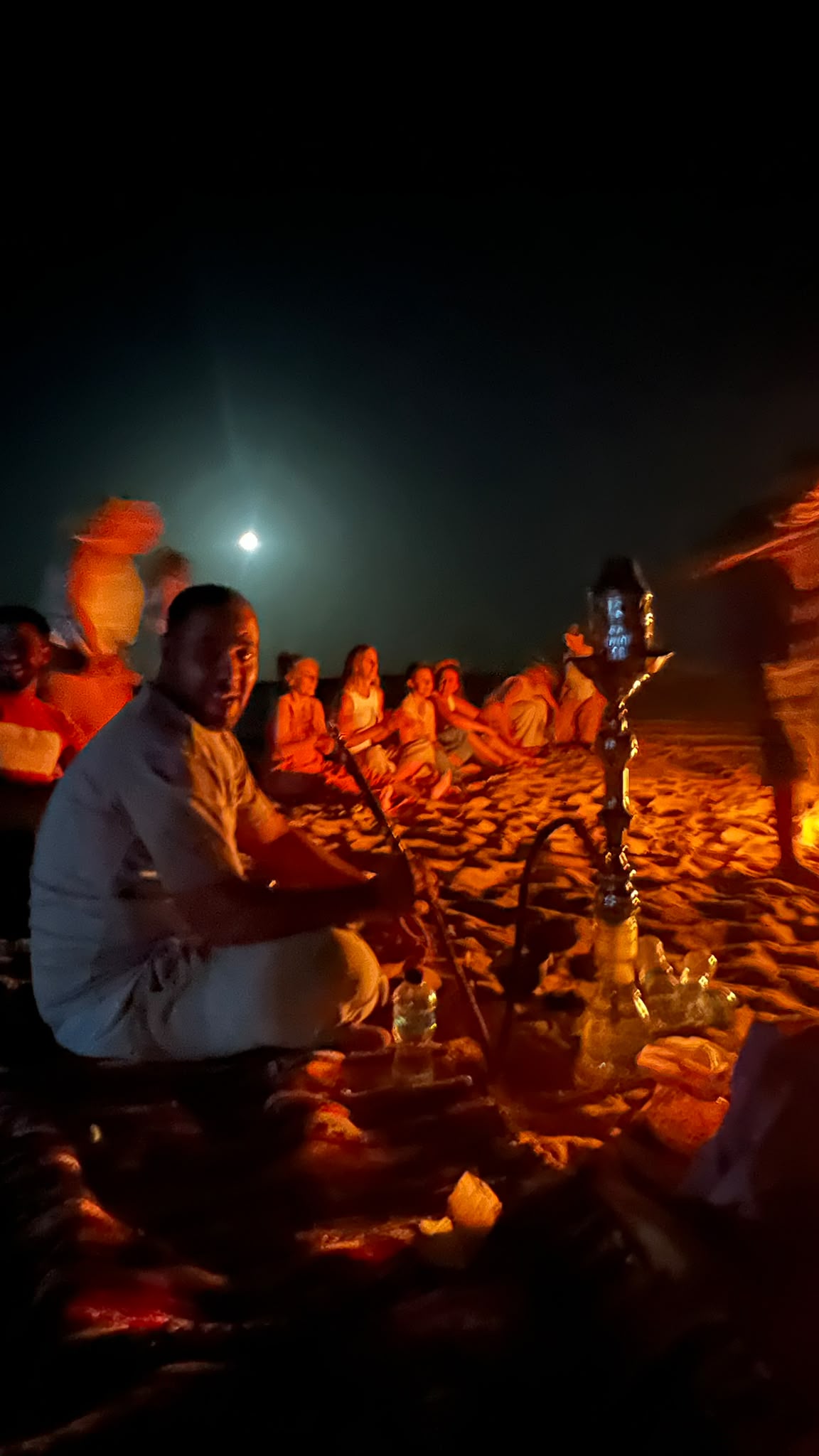 Noche en el Desierto Blanco de Egipto Noche en el Desierto Blanco de Egipto
