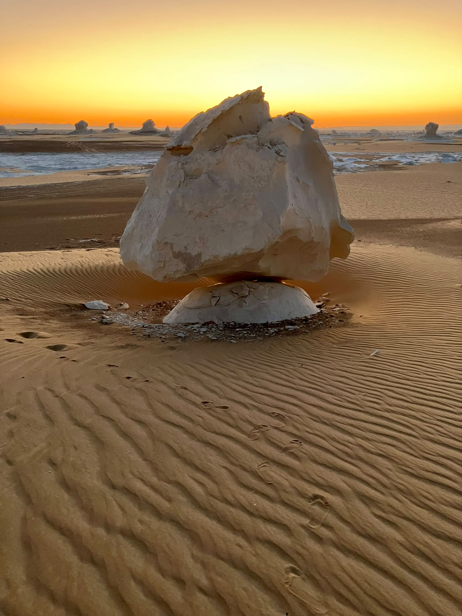 Desierto Blanco de Egipto Desierto Blanco de Egipto
